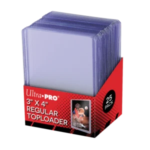 Toploader Regular Ultra Pro 3"x 4" (25 unidades)