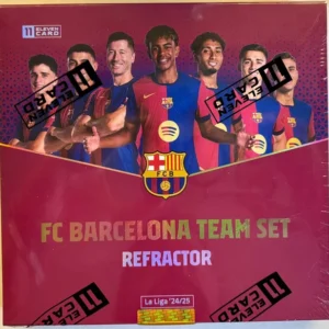 Eleven Card FC Barcelona Team Set Refractor 2024-25