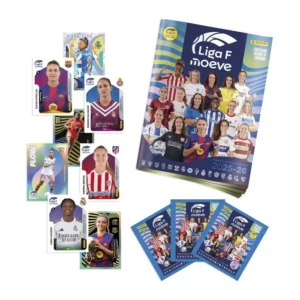 Liga Femenina Liga F Pack Lanzamiento Álbum + 4 Sobres 2025-26 Panini