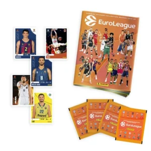 Euroleague Basket Pack de Lanzamiento Álbum + 4 Sobres 2025-2026 Panini