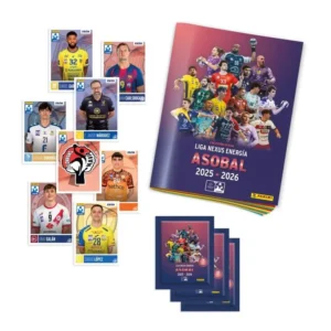 Asobal Liga Pack de Lanzamiento Álbum + 4 Sobres 2025-2026 Panini