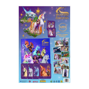 Academia Unicornio Pack de Lanzamiento Álbum + 4 Sobres Panini