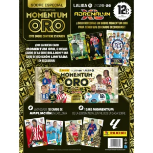 Momentum Oro Sobre Adrenalyn XL LaLiga 2025-26 Panini