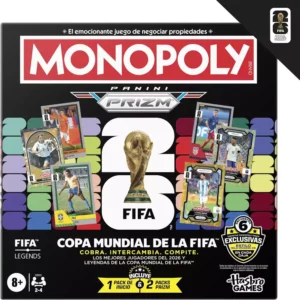 Monopoly Panini Prizm FIFA World Cup 2026 Juego de Mesa
